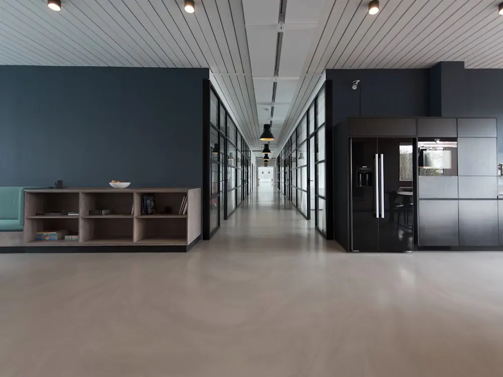 Modern office workspace