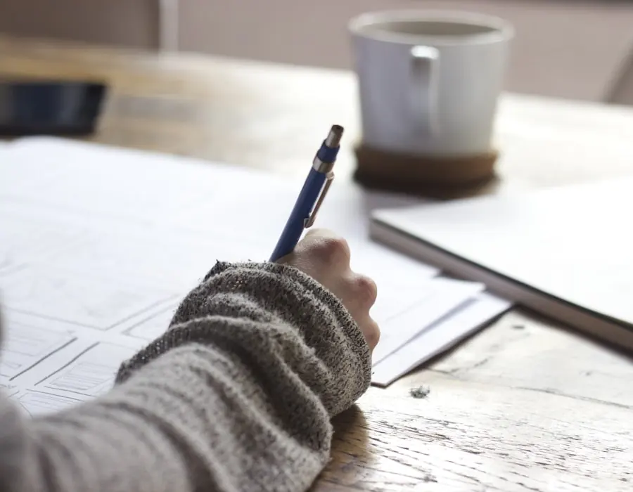 Student studying for professional certification exams